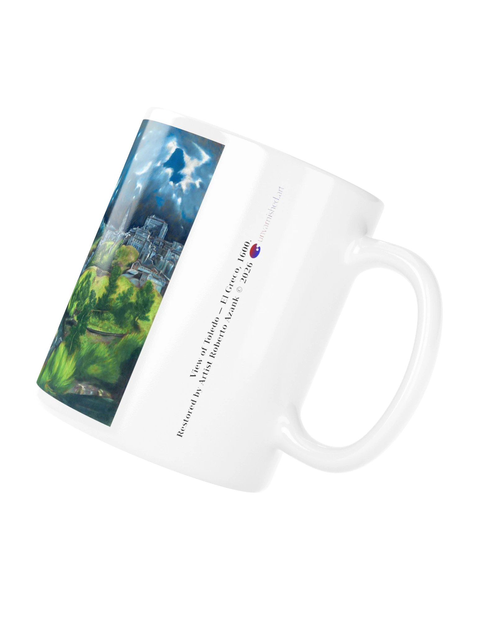 View of Toledo — White Mug product image (4)
