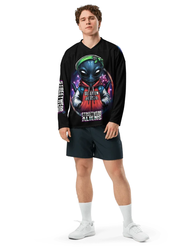 LIMITED EDITION - CNX Core All-over print Unisex Long Sleeve Tee — Streetwear Aliens 001 product image (6)