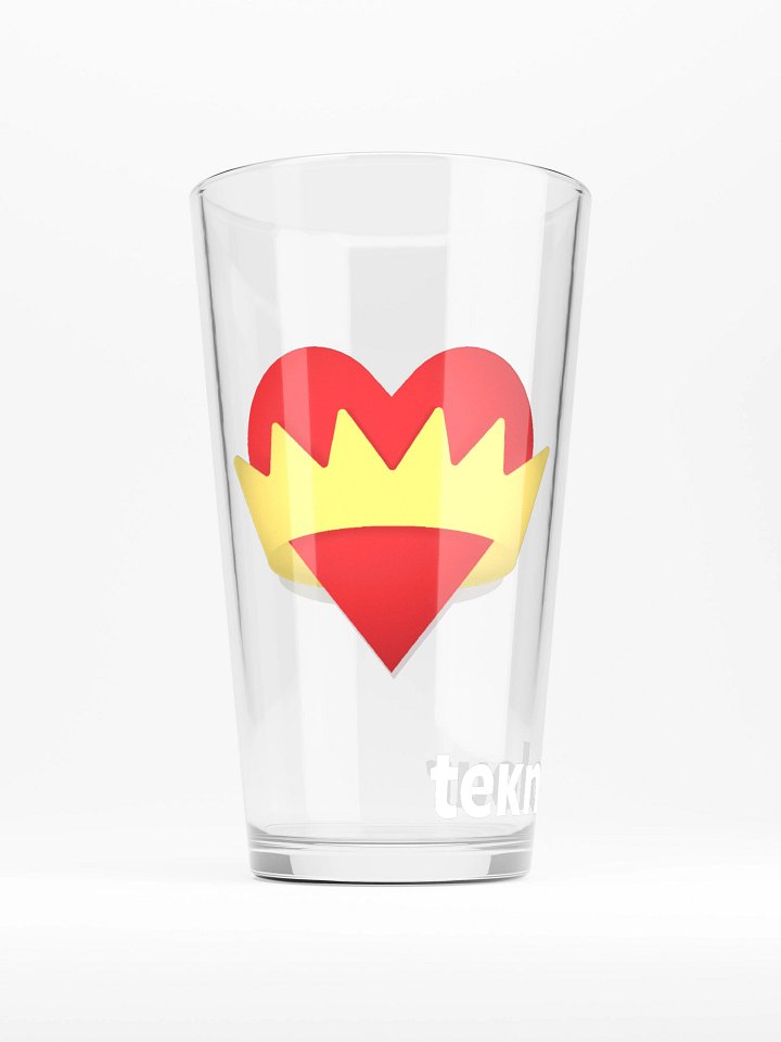 Crown Heart Pint Glass product image (1)