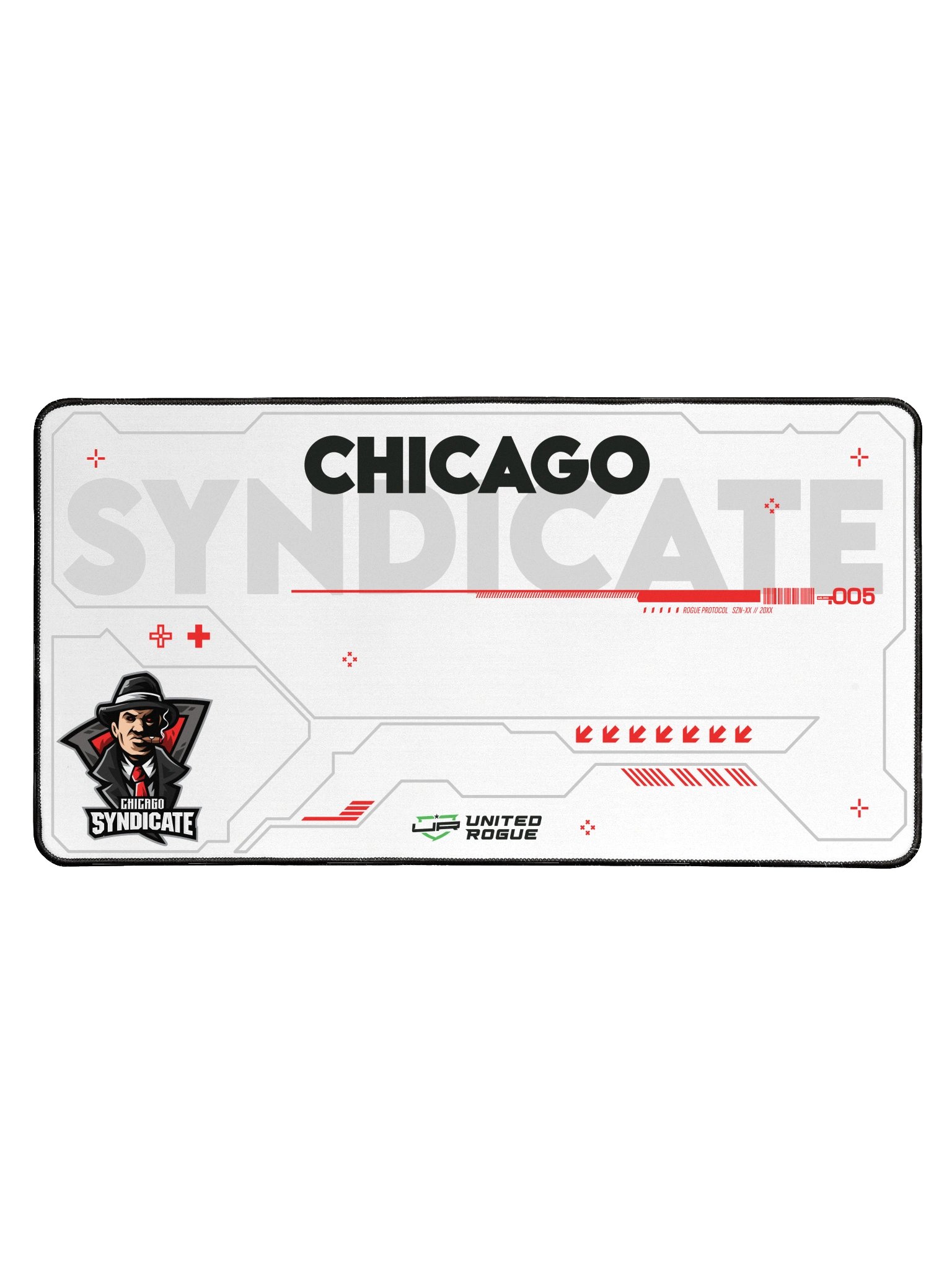 Chicago Syndicate White Desk Mat product image (1)