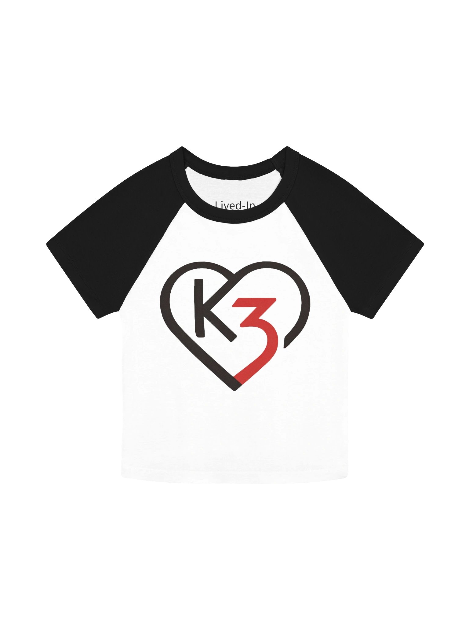 Carry the Feeling™ | HER Heartmark Crop Raglan Tee | Everyday Fit product image (1)