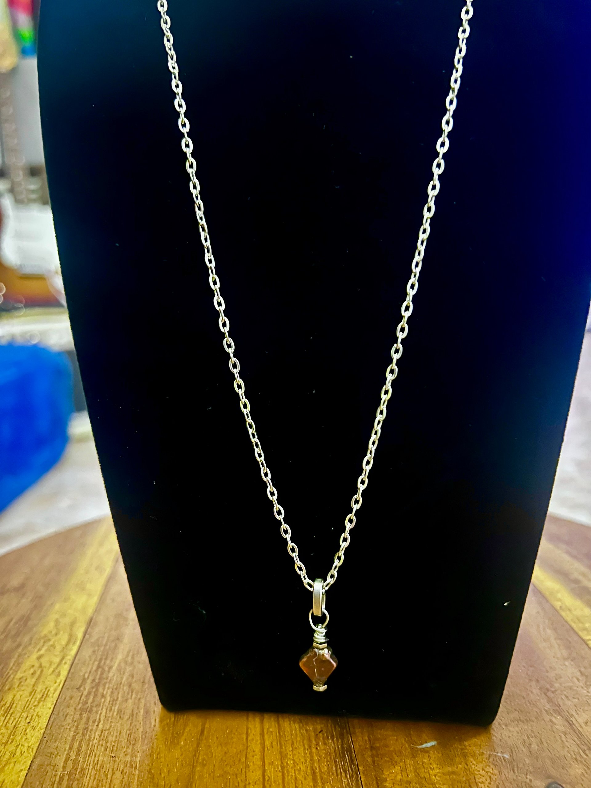 Coin Pearl and Pyrite Necklace product image (1)