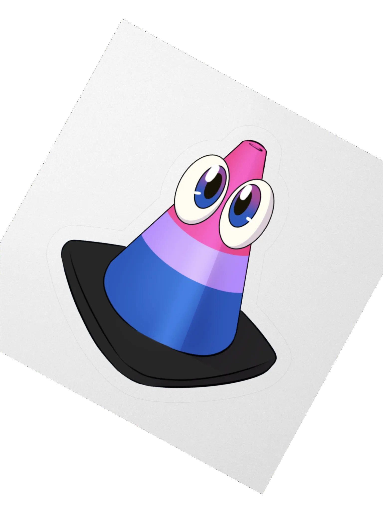 Pride Cone Sticker - Bi product image (5)