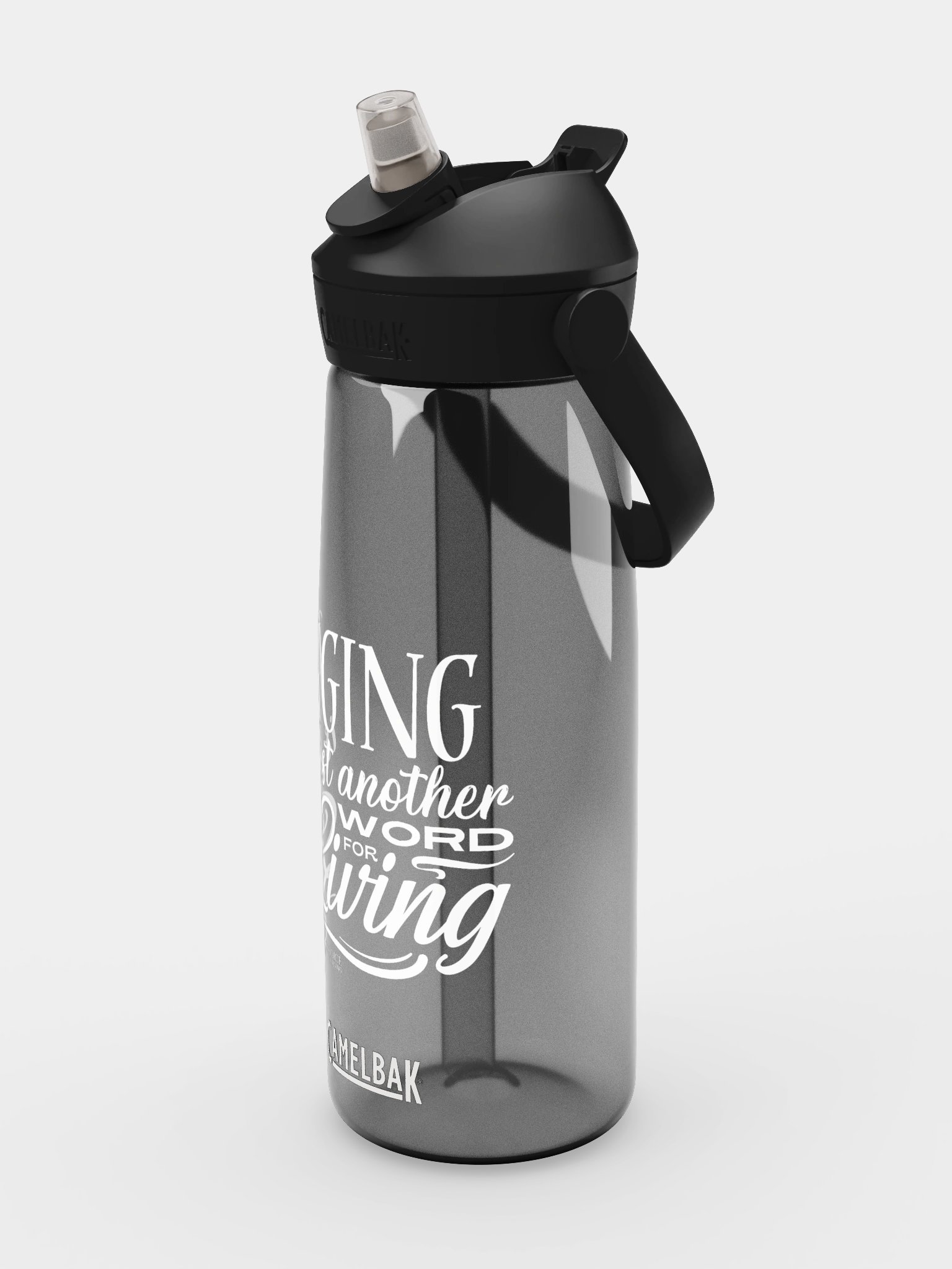 CamelBak Thrive® Flip Straw Water Bottle - "Aging is Just Another Word for Living" product image (4)