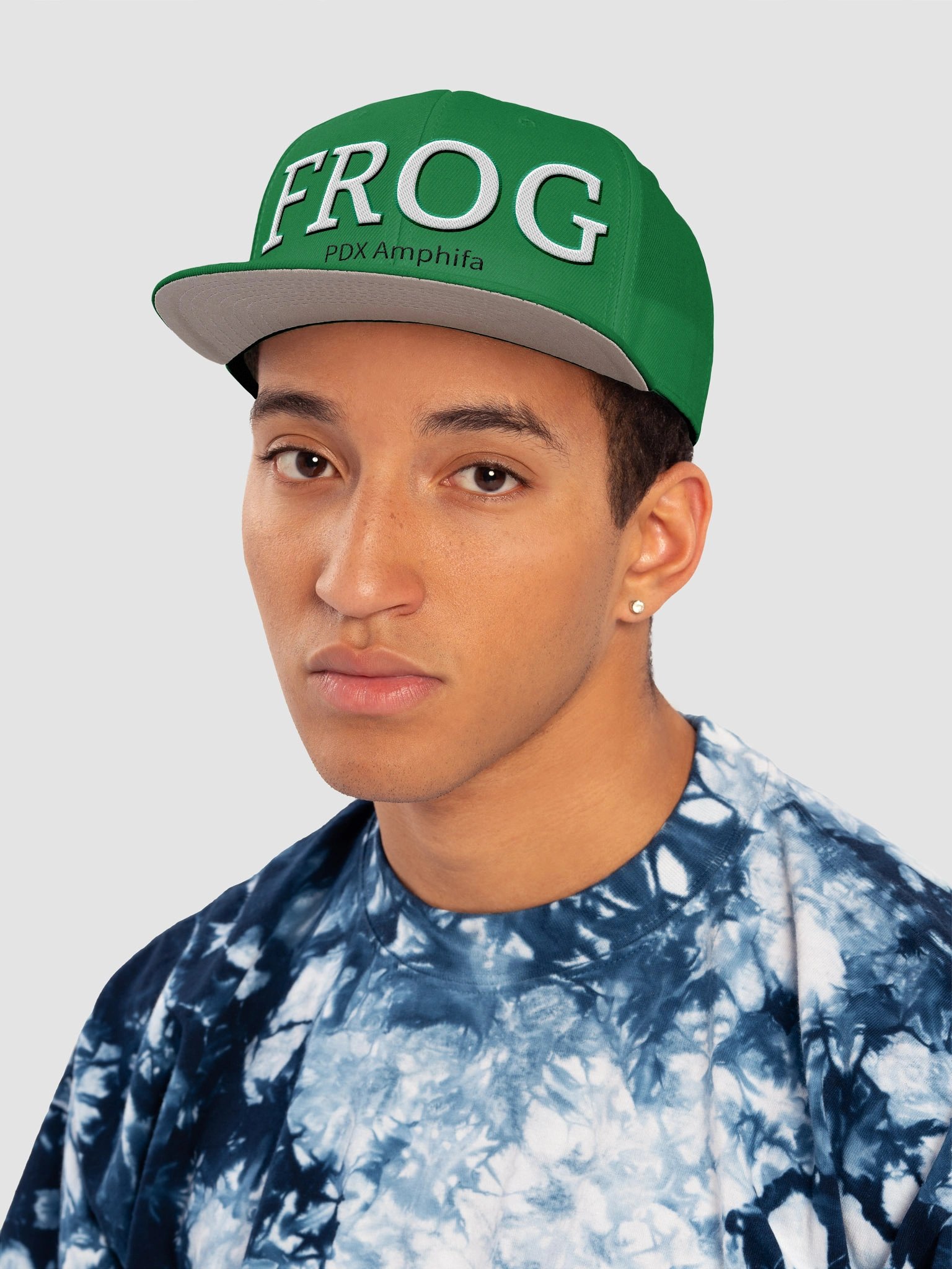 Amphifa: Embroidered FROG hat (Otto Cap - Snapback) product image (6)
