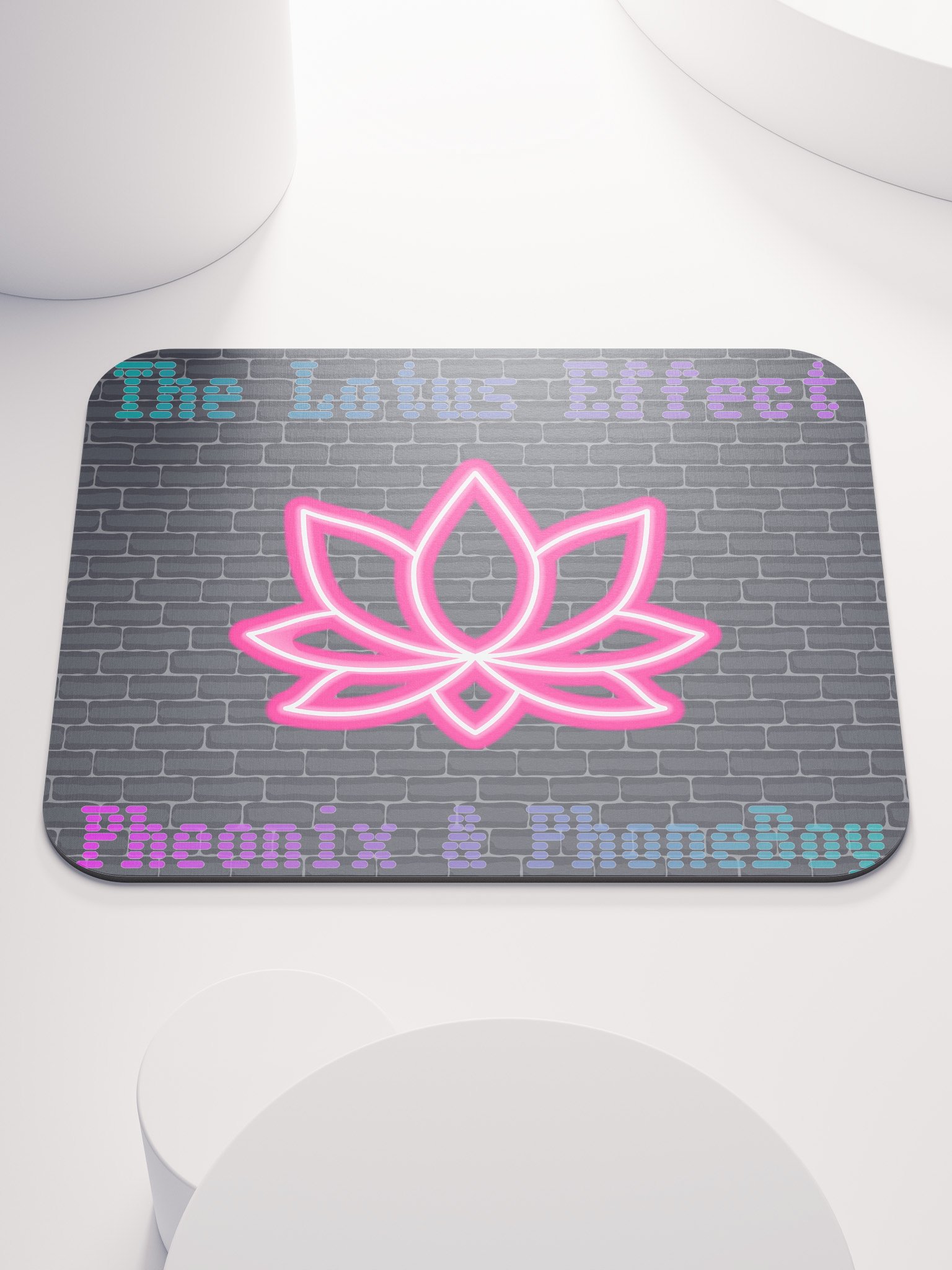 Lotus Efect Mouse Pad Black product image (1)