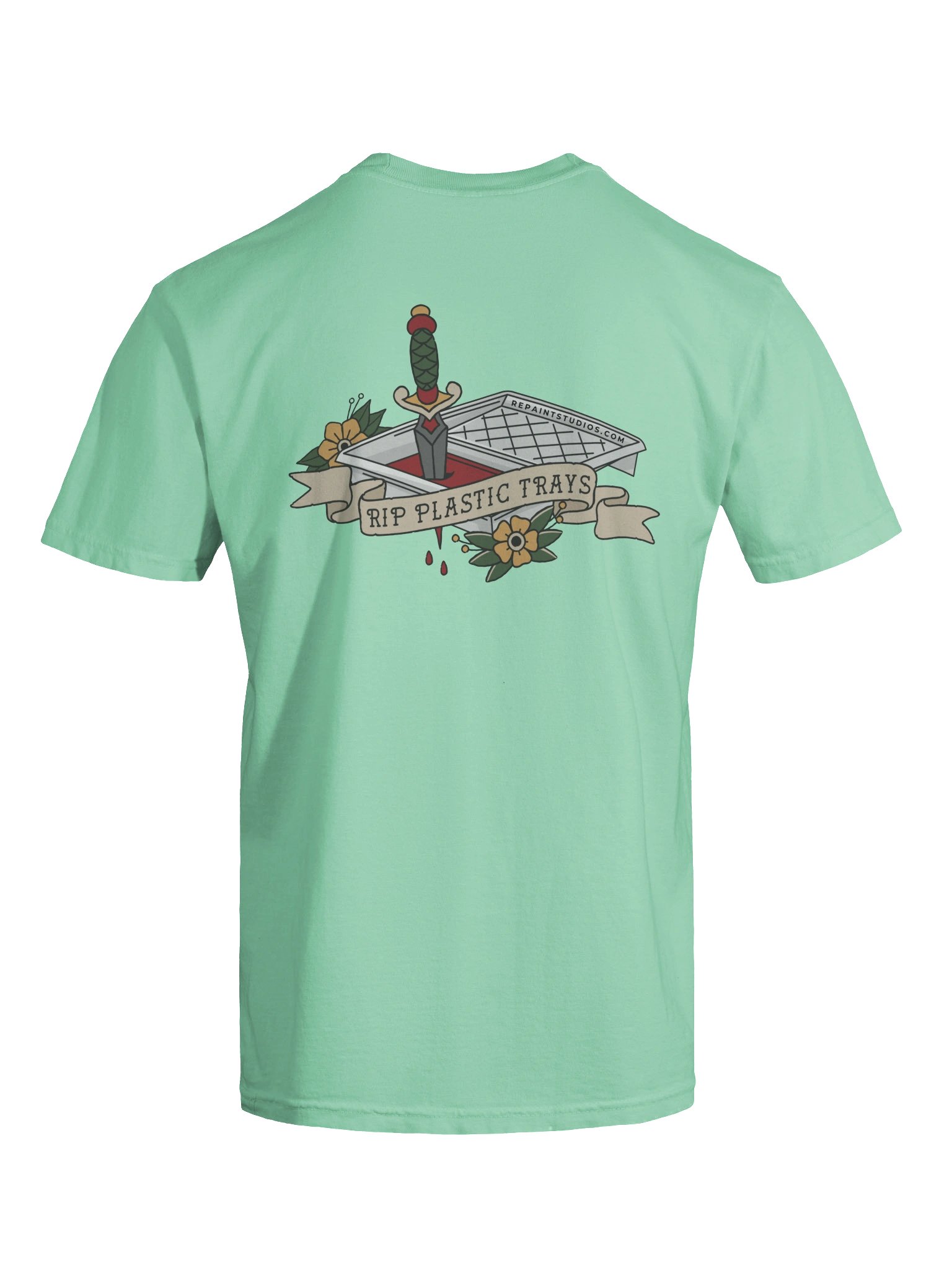 RIP Plastic Trays T-shirt product image (7)