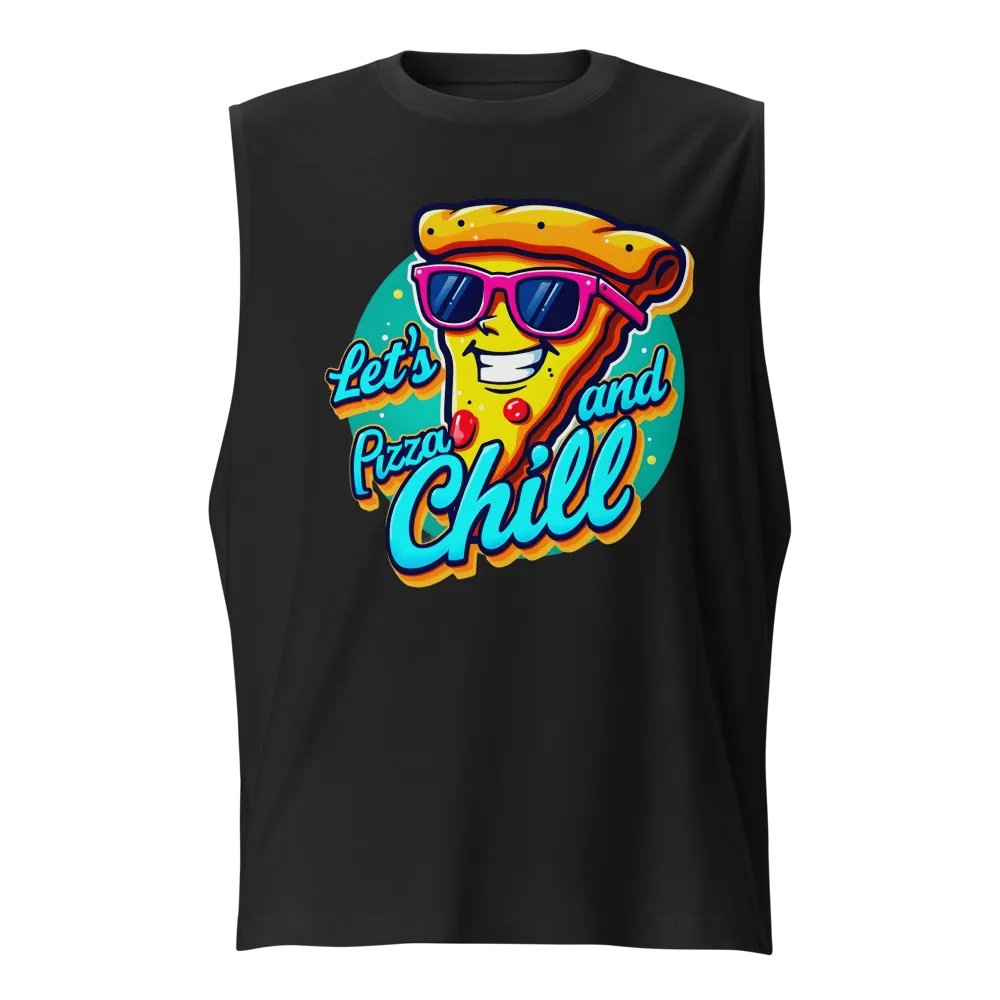Pizza & Chill Muscle Tank Bella+Canvas (Men's) product image (1)