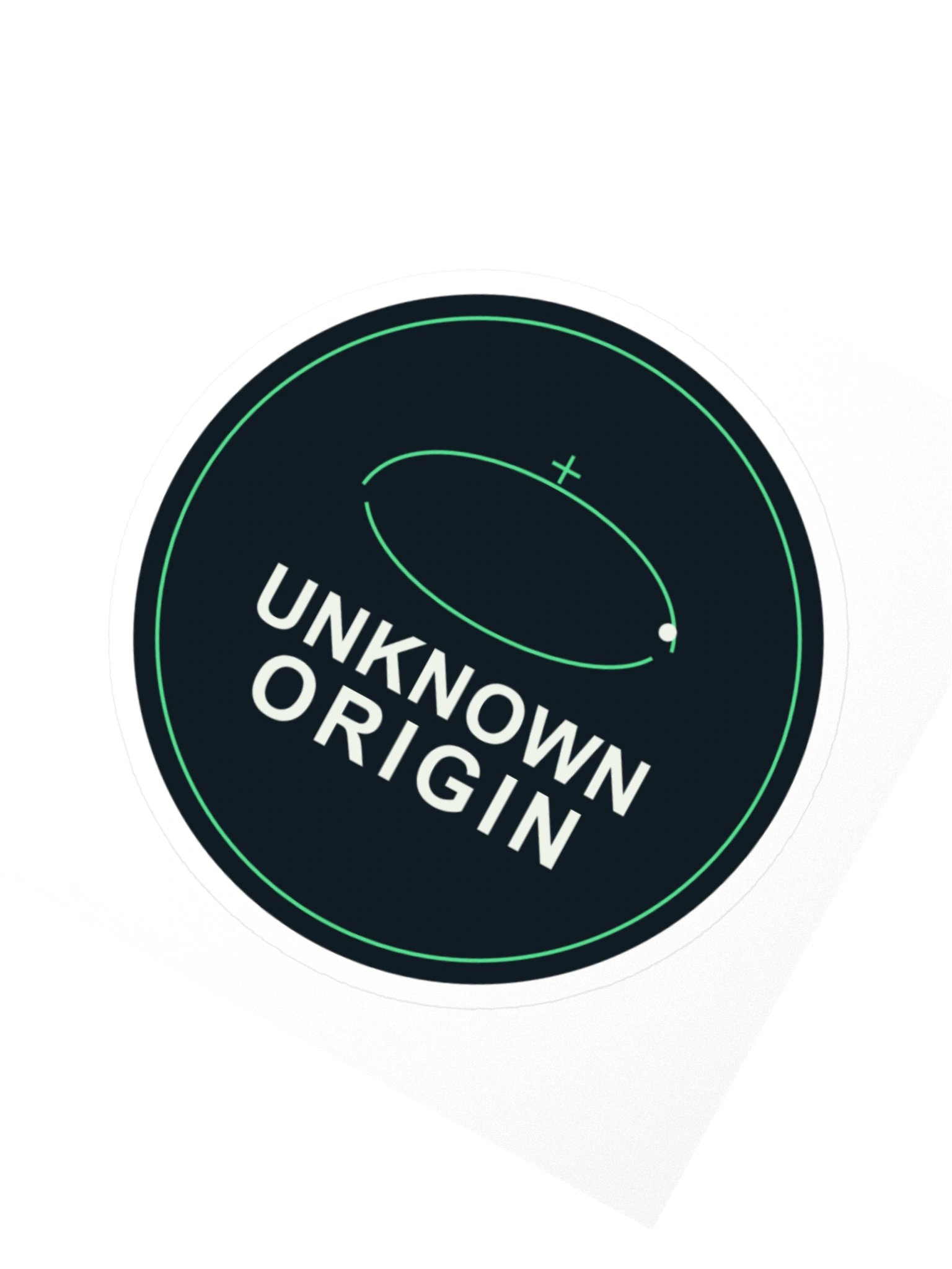 Unknown Origin — Orbit Badge Sticker product image (2)