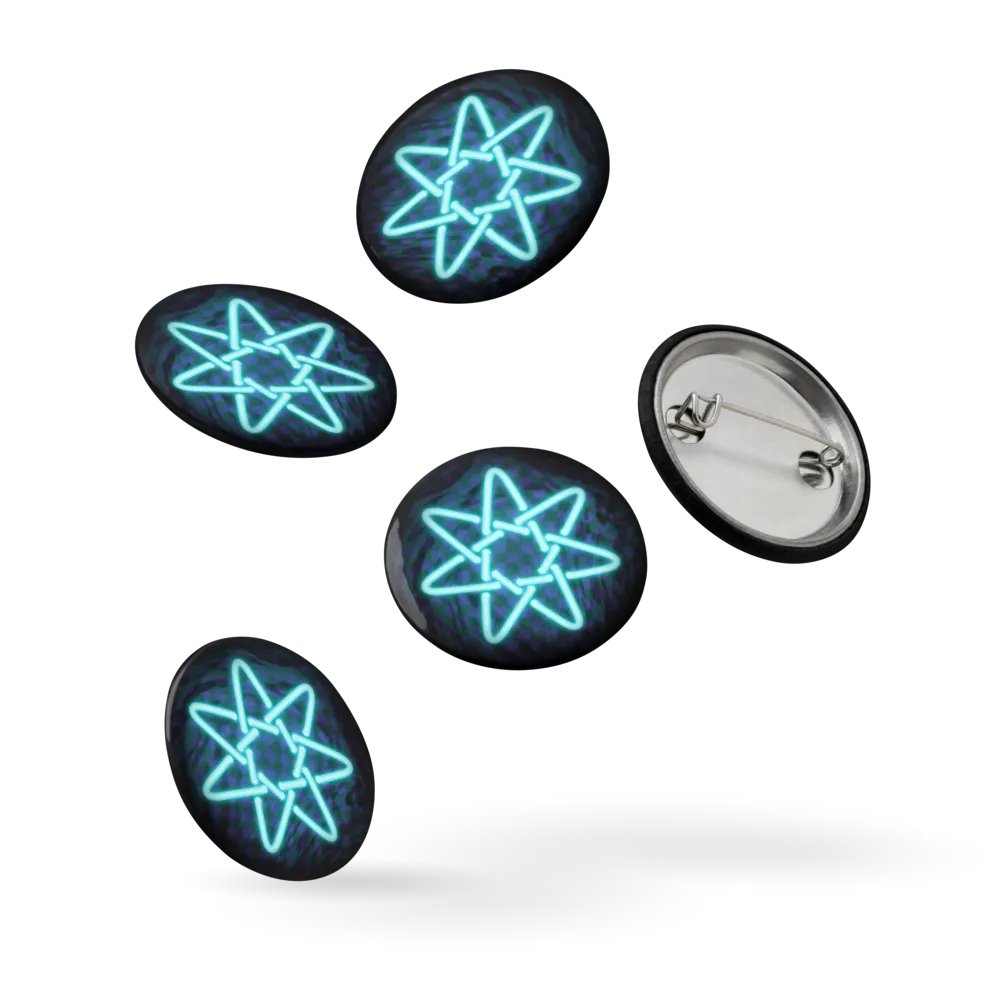 Neon Septagram Pin (5-Pack) product image (6)