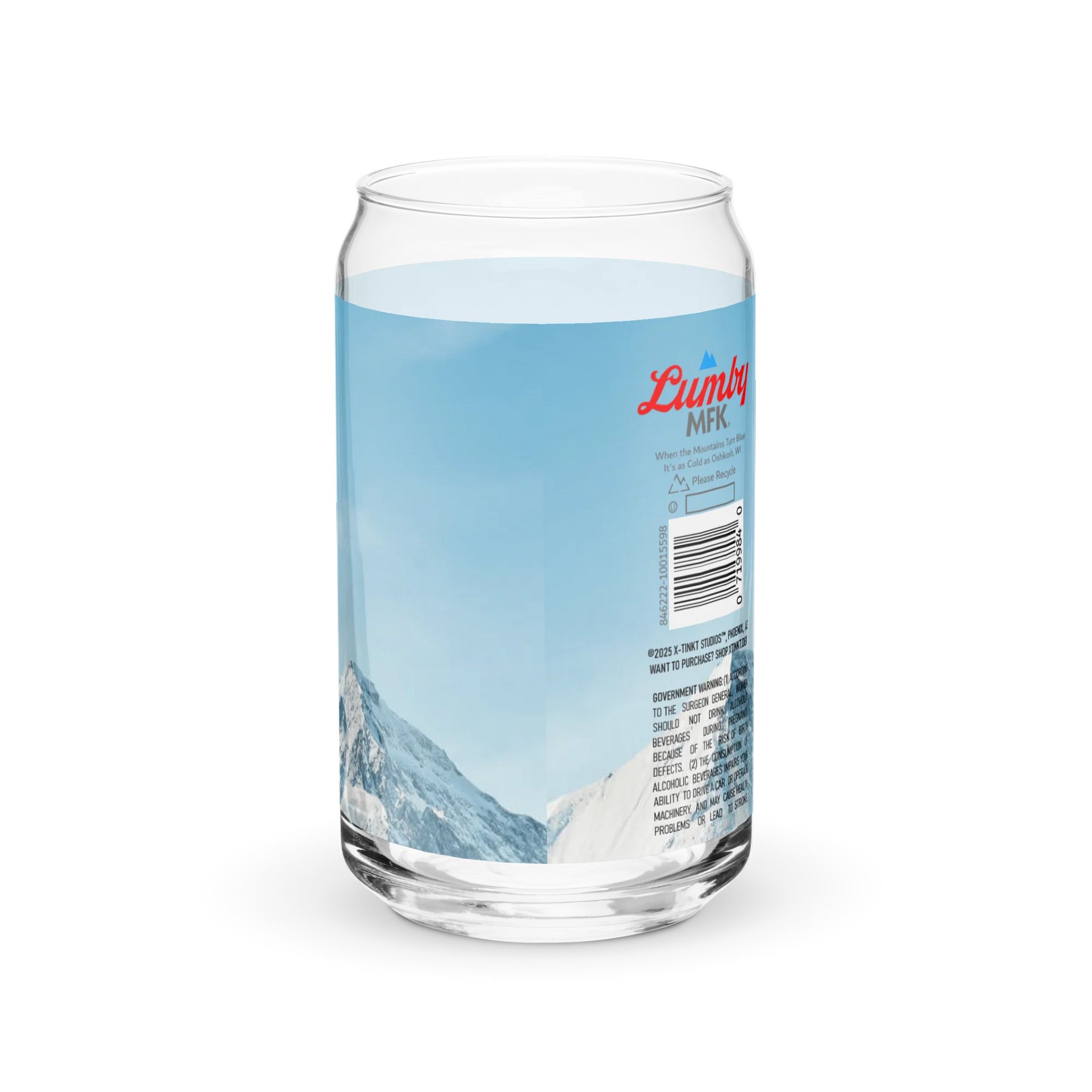 MADE FROM KINGS - LUMBY COORS LIGHT CAN-SHAPED GLASS CUP product image (6)