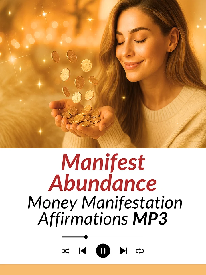 Money Affirmations: Manifest Abundance, Wealth & Freedom | MP3 Audio Download product image (1)