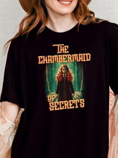 Ginny Chambermaid of Secrets Funny Vintage Pulp Mystery Harry Potter Shirt product image (6)
