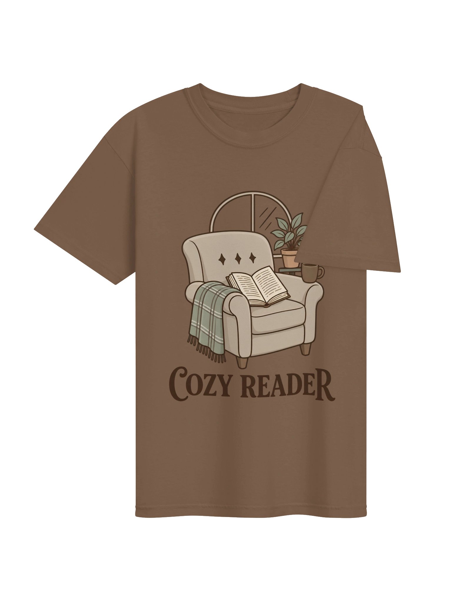 Cozy Reader T-Shirt – Book Lover Graphic Tee | Comfort Colors 1717 product image (6)