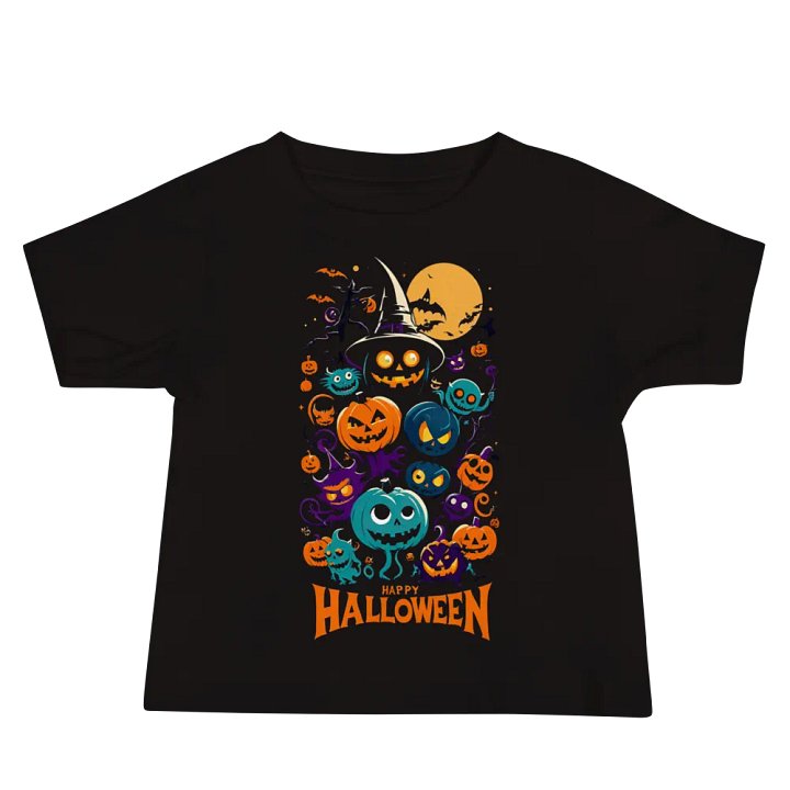 Retro Happy Halloween Baby Tee product image (2)