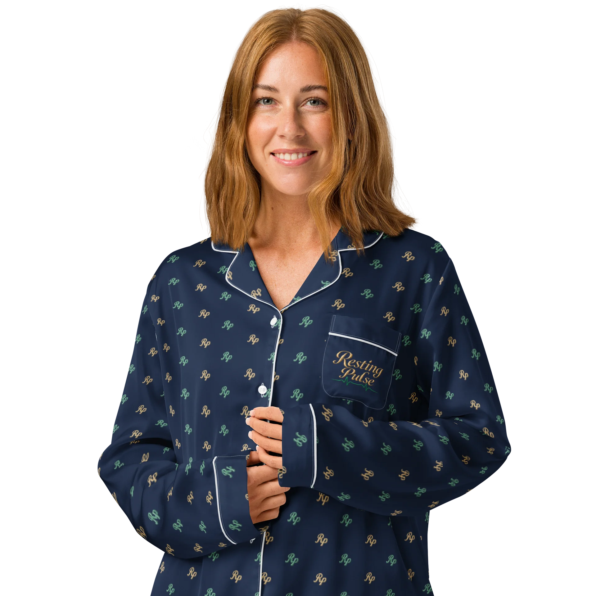 Resting Pulse — The Royal Reset Long-Sleeve Pyjama Top product image (3)