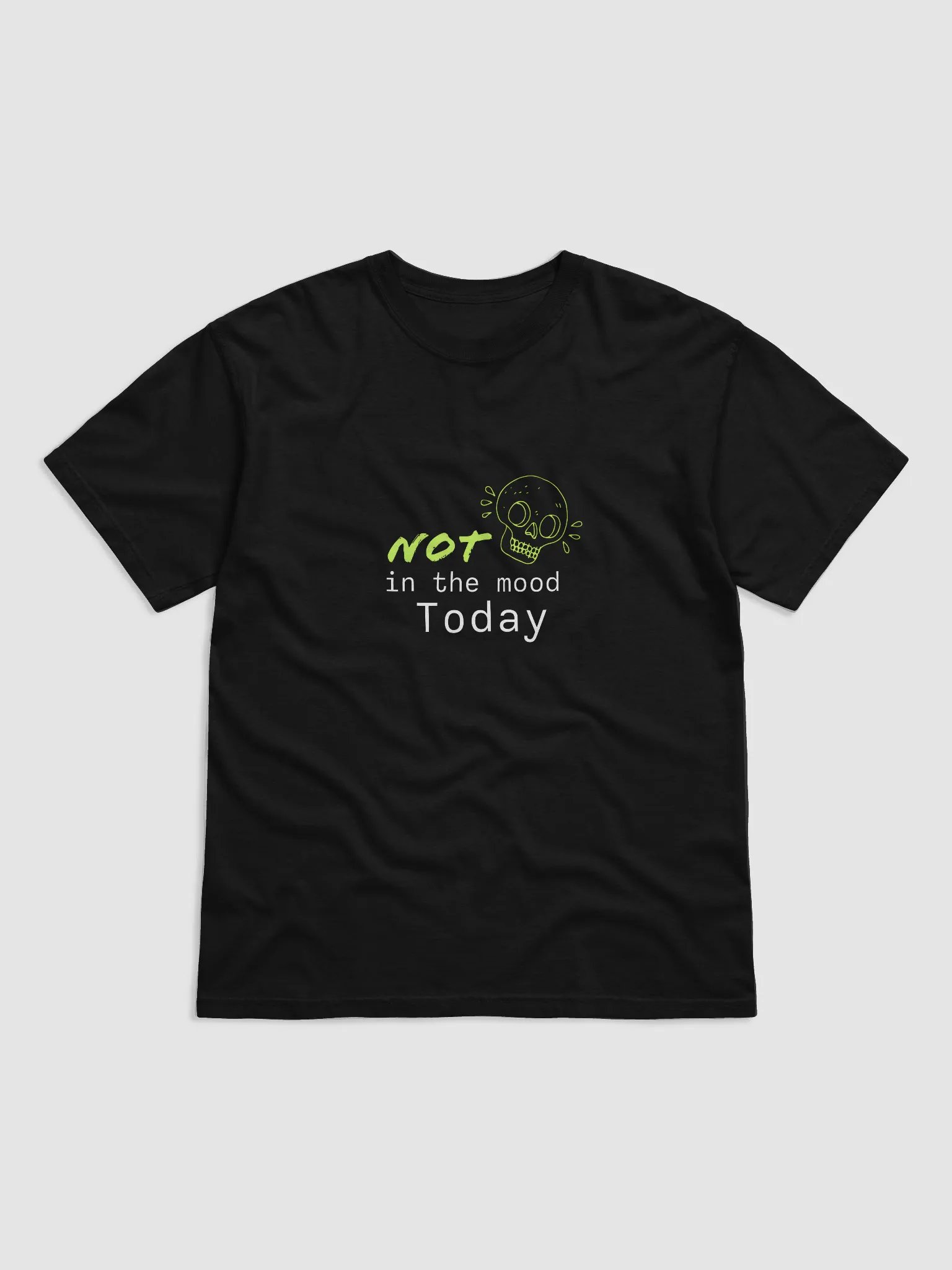 Lime Skull Mood T-Shirt product image (1)