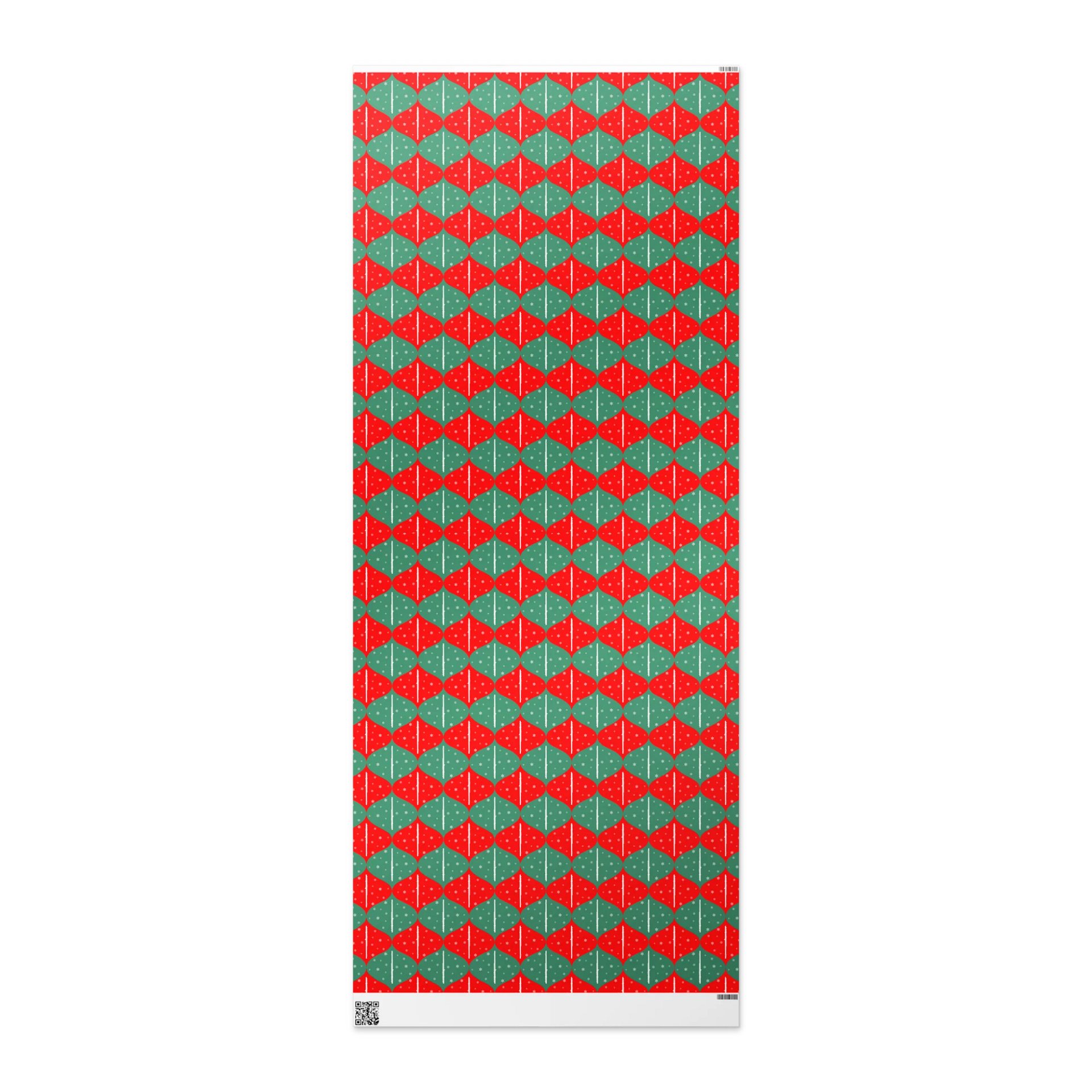 Ogee Gift Wrap Roll - Red and Green C Flute - 30 x 72 product image (2)
