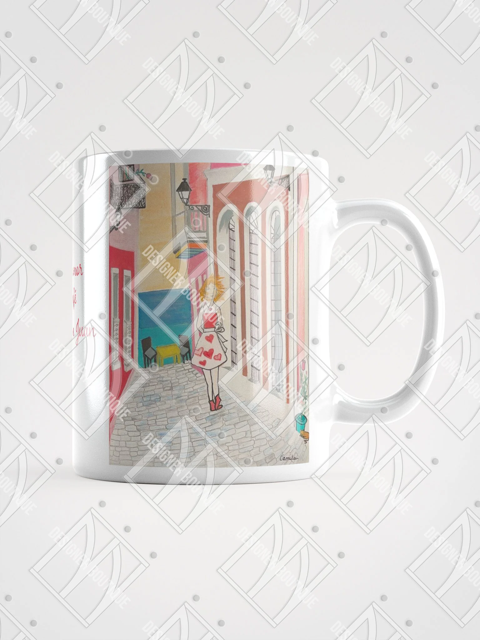 NN Designer Boutique x Camila Arraiza: Taza (Pelirroja) – Sabor a Amor y Café en el Viejo San Juan product image (7)