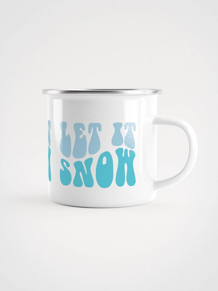 Let it Snow Enamel Mug product image (1)