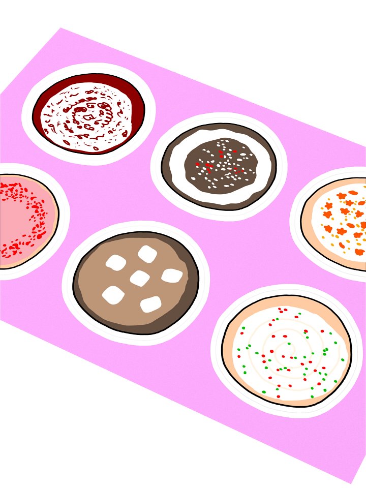 Crumble Cookies sticker sheet product image (2)