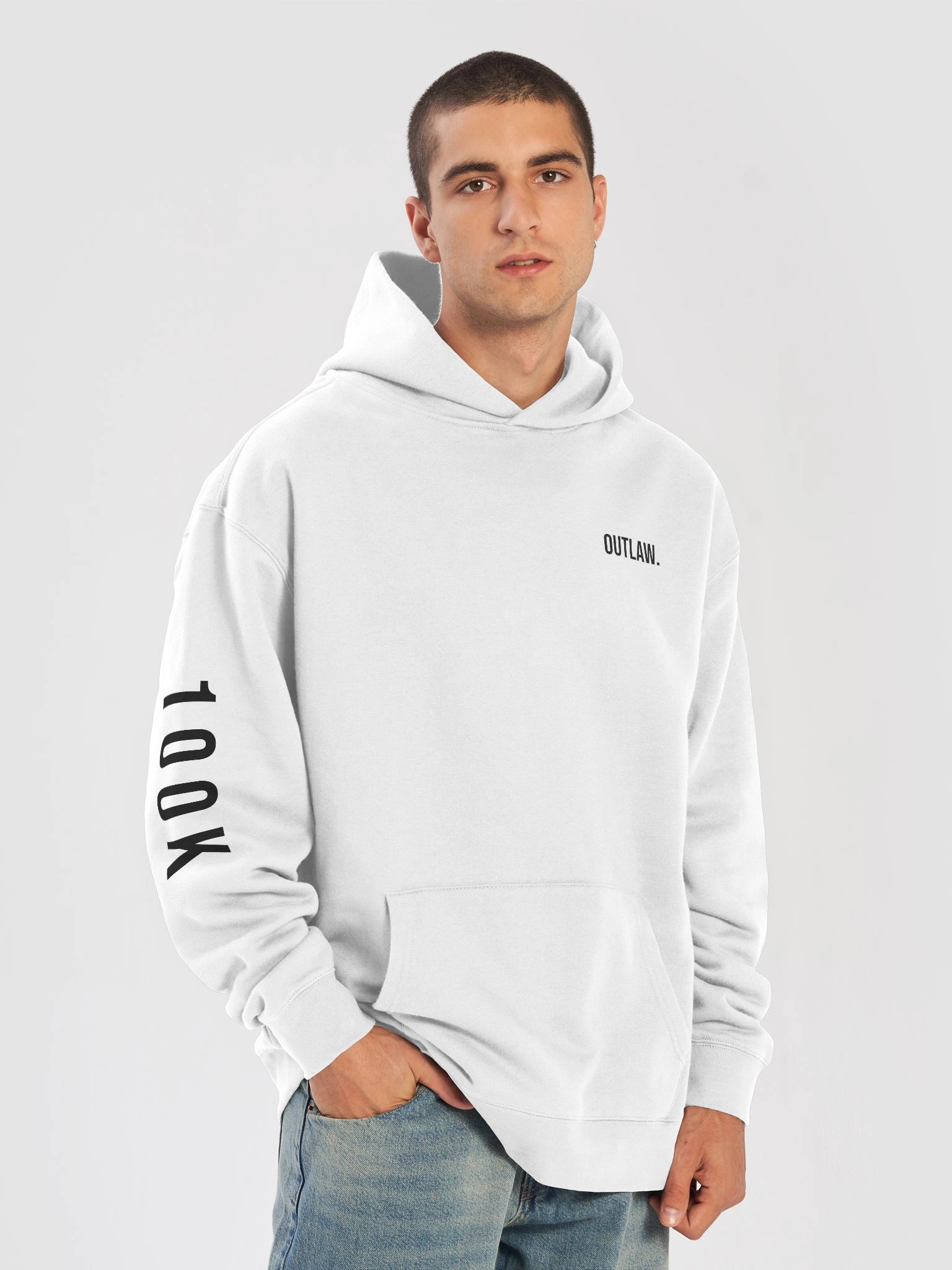 NEVER SURRENDER - itzoutlaw Premium Oversized Hoodie product image (7)