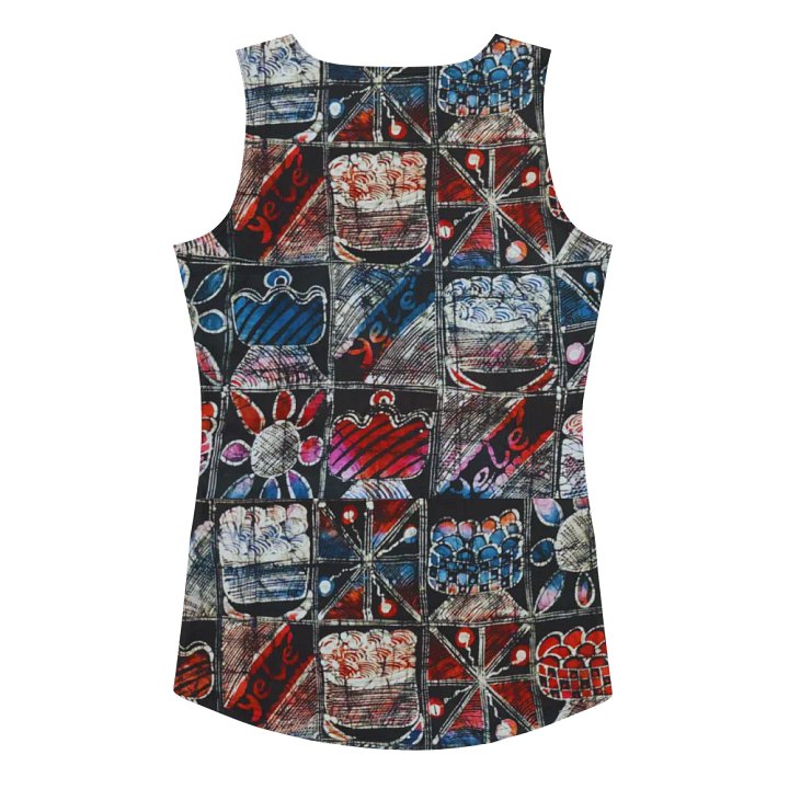 Festivity Print Adire Women's Tank Top product image (2)