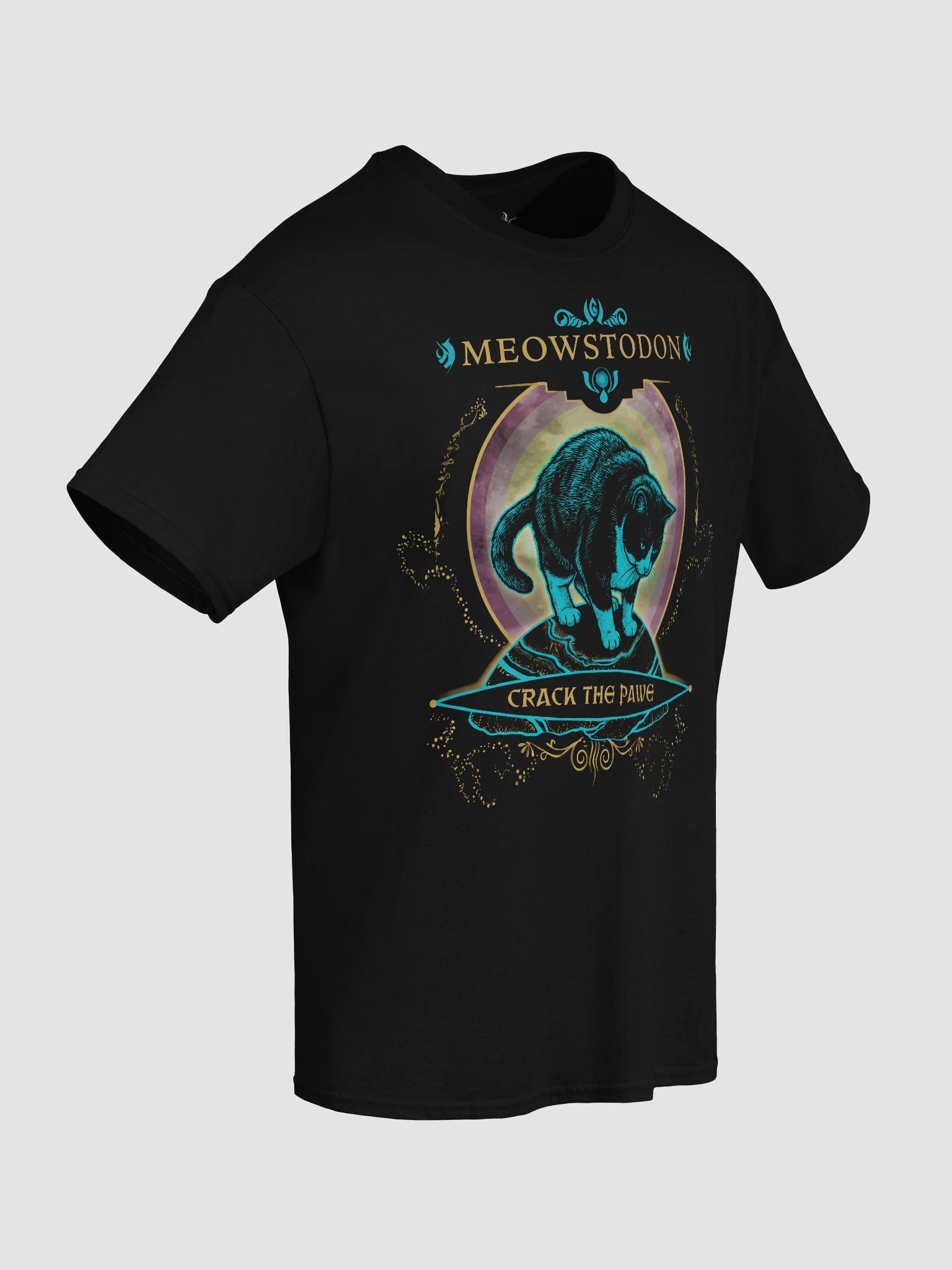 Burzik Meowstodon Crack The Pawe Tee product image (6)