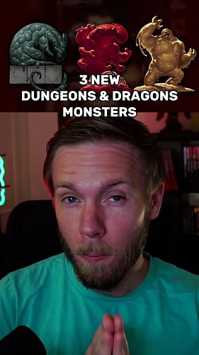 Dungeons & Dragons just released 3 new monsters and I kinda dig it! #dungeonsanddragons #dnd5e #dungeonsanddragons5e #ttrpg