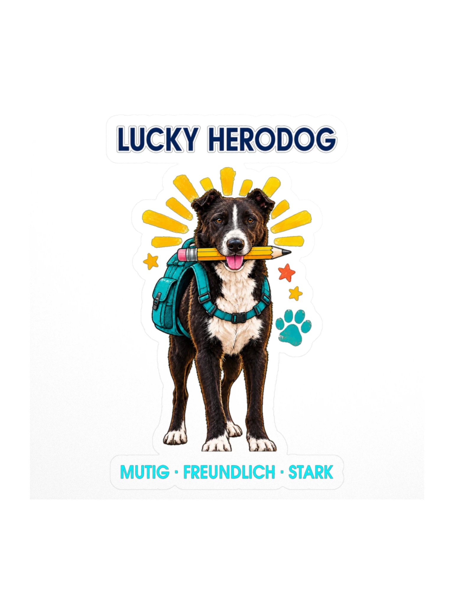 DogKids Schulanfänger Sticker – Lucky HeroDog product image (1)
