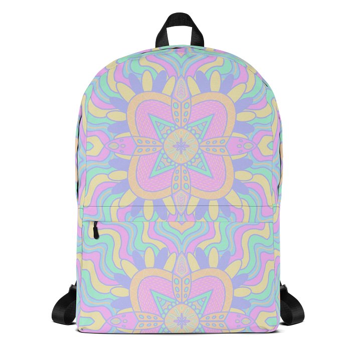 Pastel Doodle Backback product image (1)