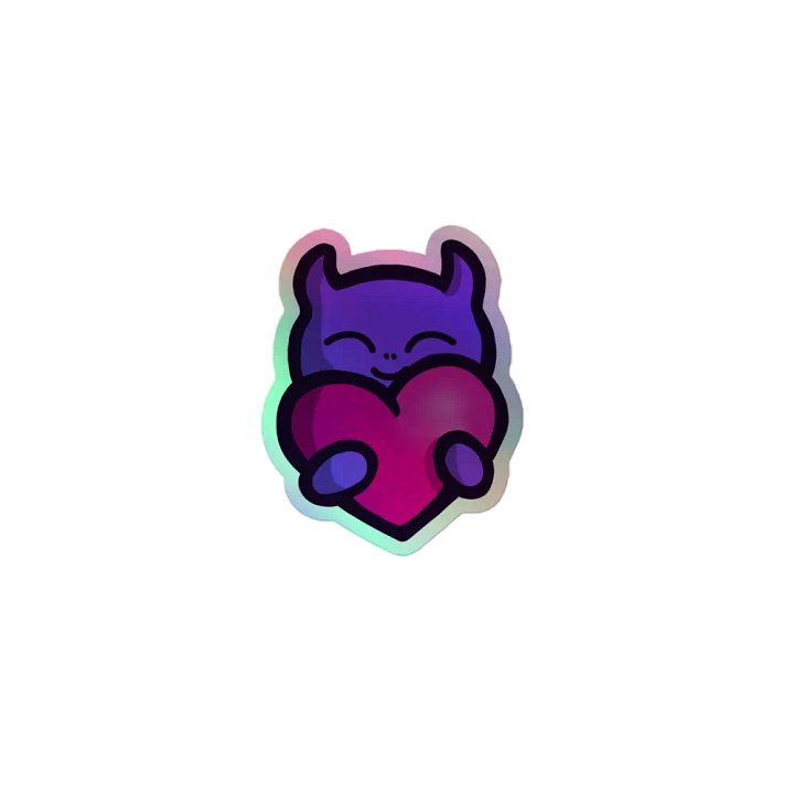 Holographic Sticker - Jeffrey Heart product image (1)