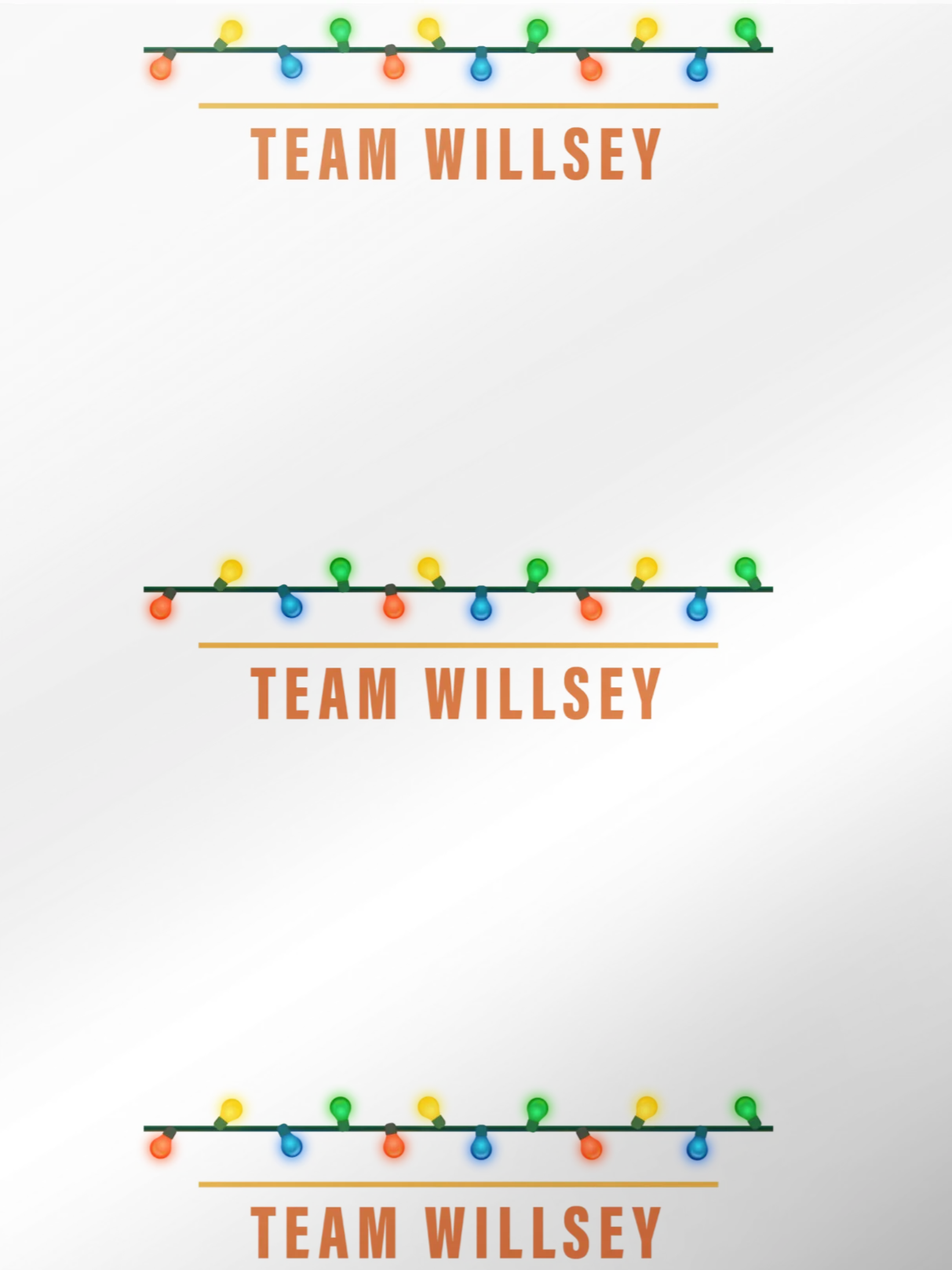 Team Willsey Wrapping Paper product image (1)