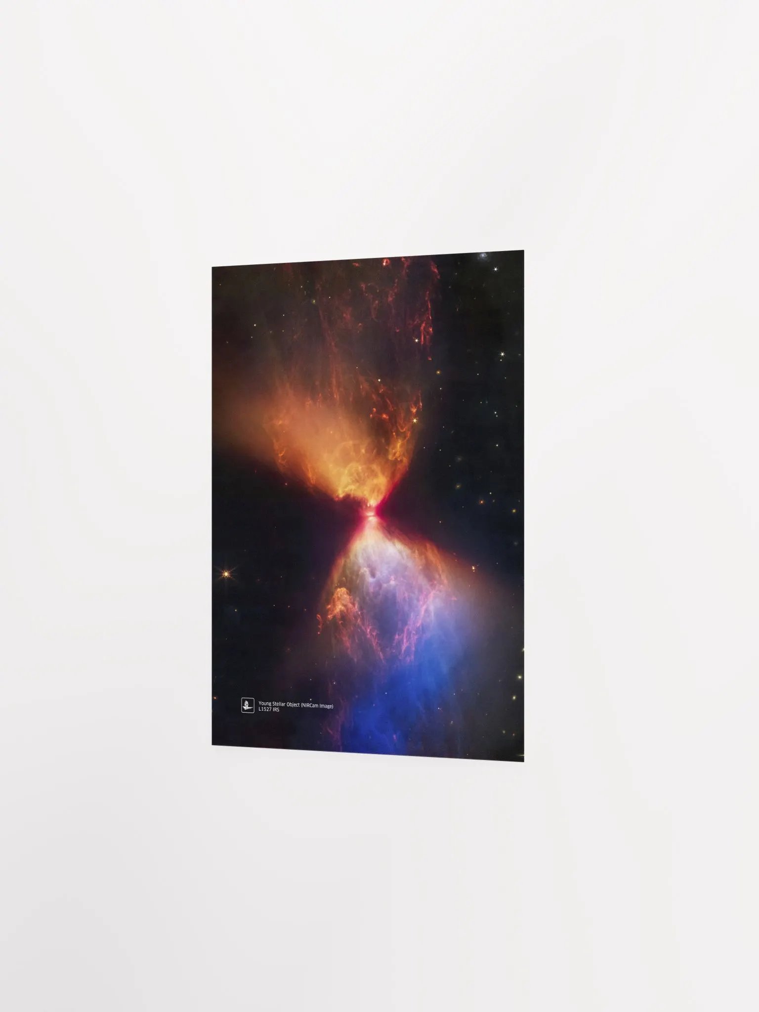 JWST Young Stellar Object (Fiery Hourglass), L1527 (James Webb/JWST) — space poster, science poster product image (7)