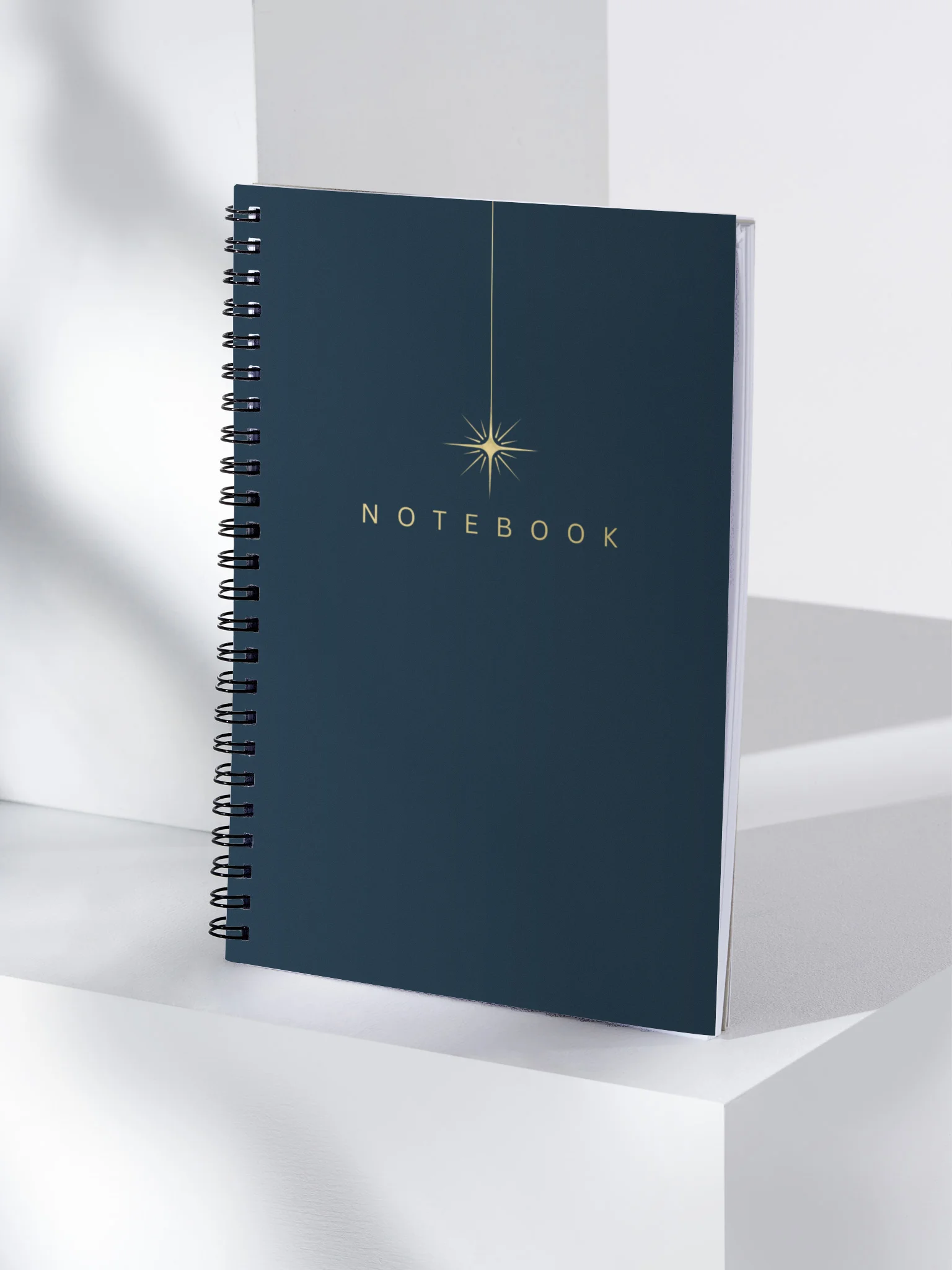 Minimal Gold Star Notebook product image (4)