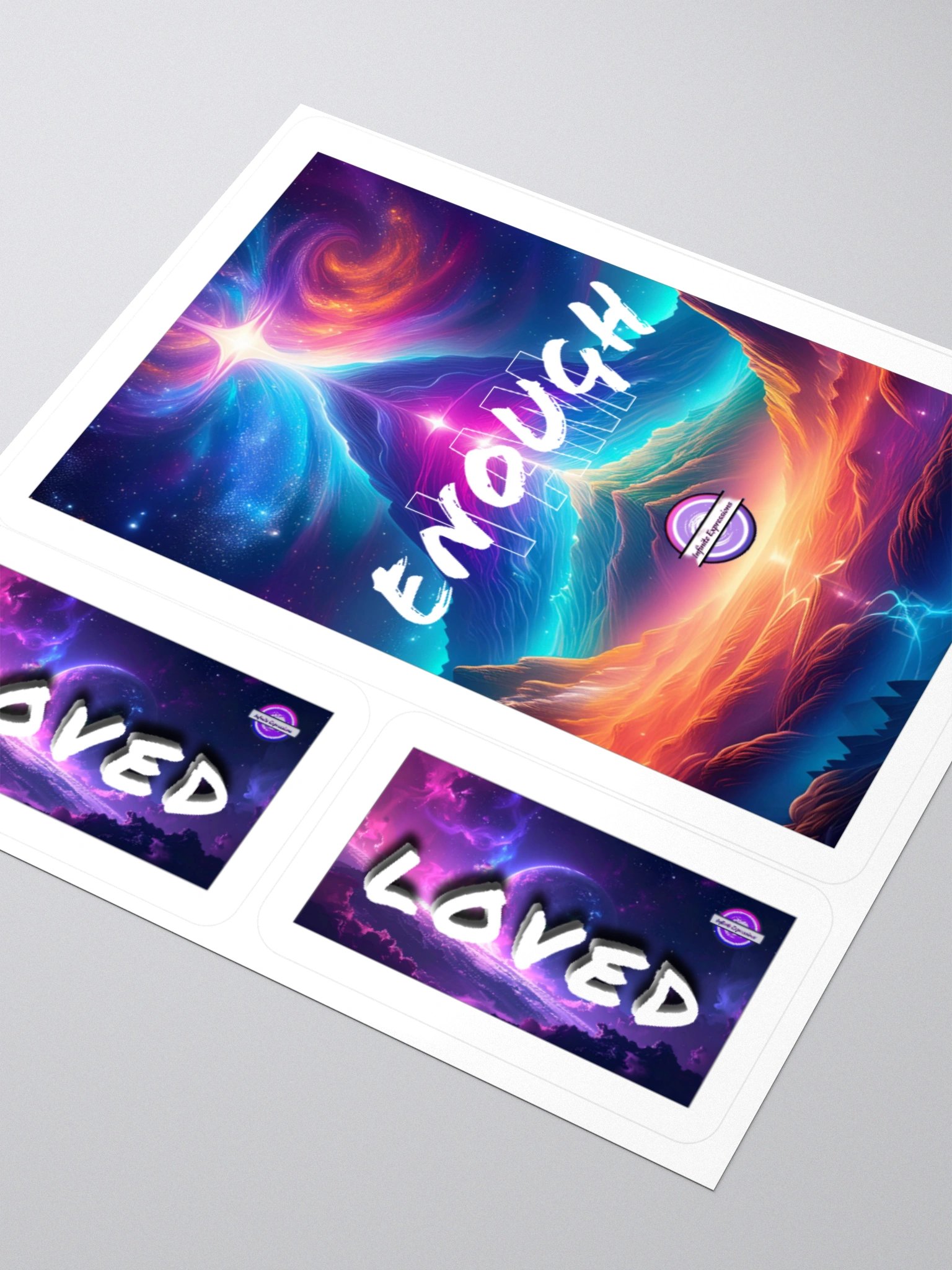 I Am Enough & LOVED Stickers product image (3)