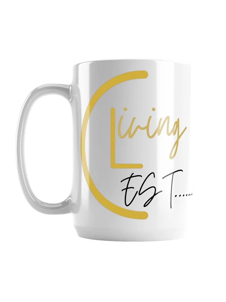 Gold Signature Logo White Glossy Mug product image (1)