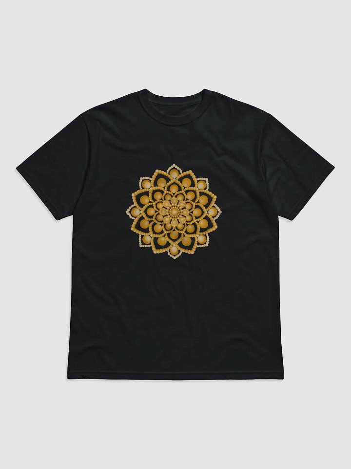 Orange Flower Mandala Unisex Organic T-Shirt product image (1)