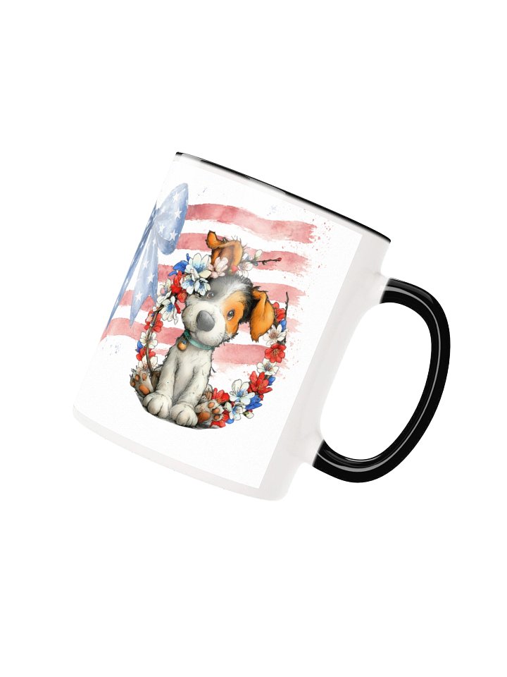 Patriotic Puppy Accent Mug product image (11)