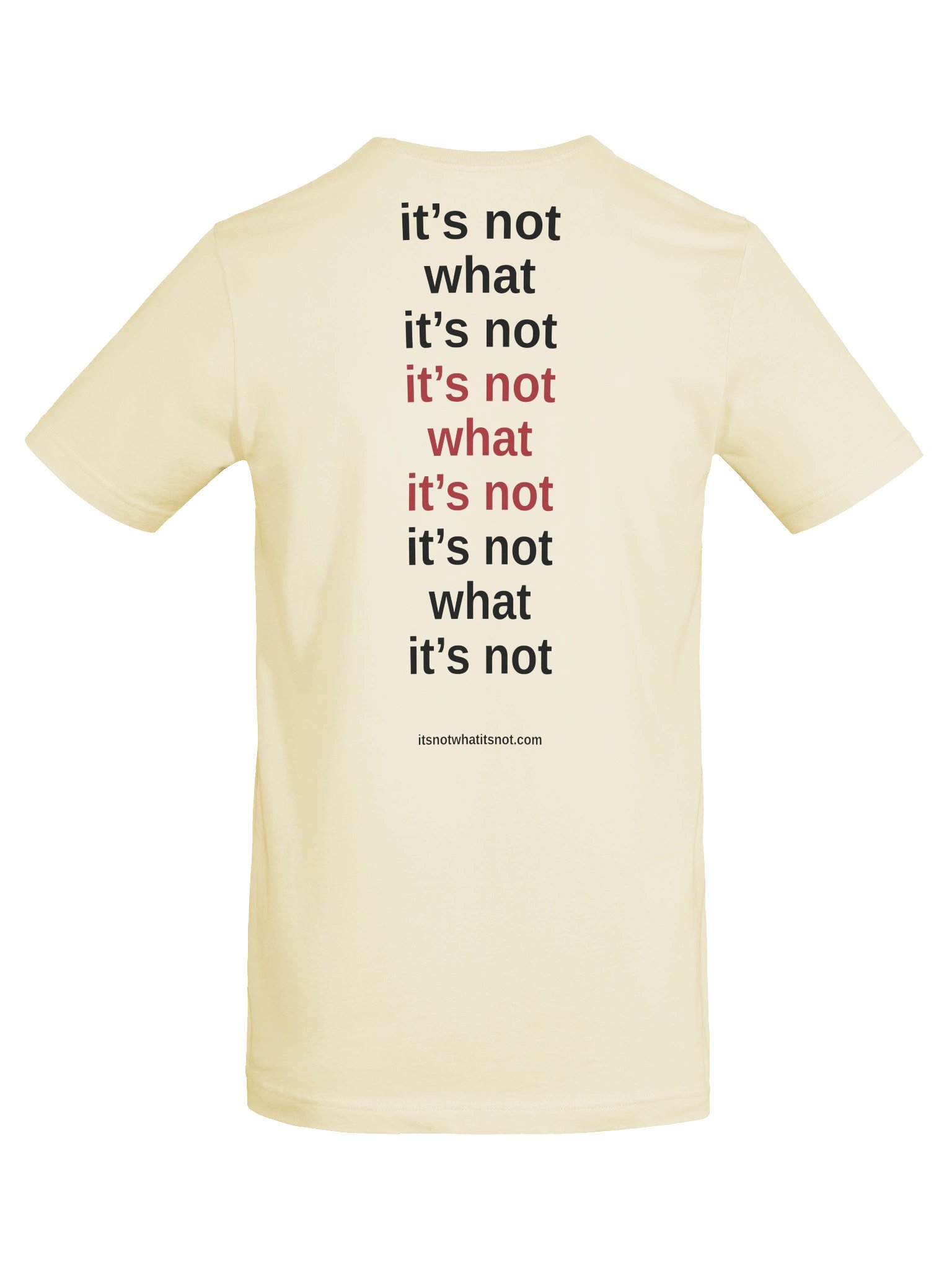The Statement Tee — cream product image (6)