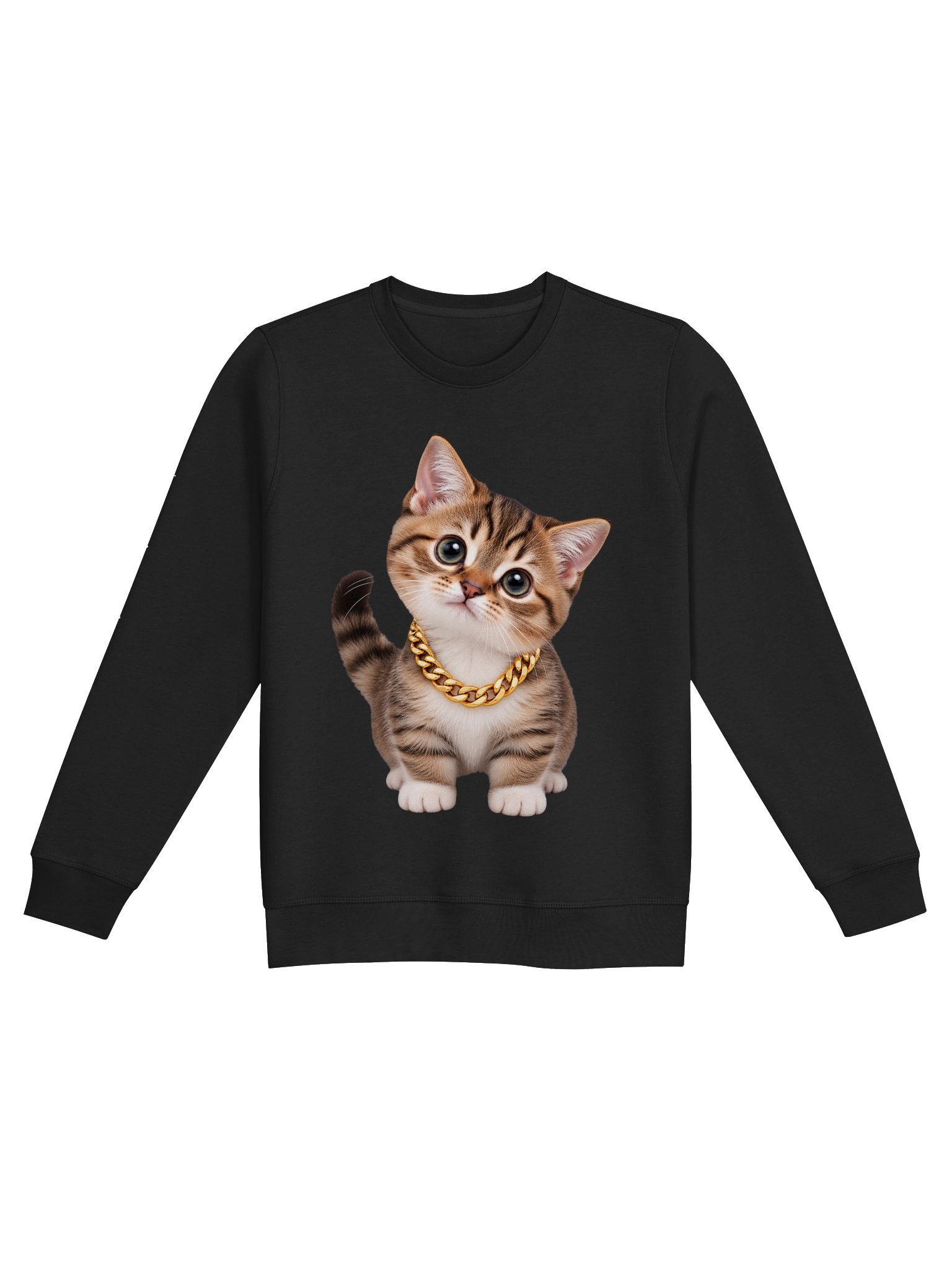 Hip Hop Munchkin Kitten – Organic Unisex Sweatshirt product image (5)