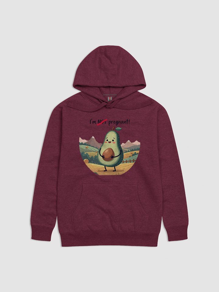 Avocado Bump Hoodie – “I’m Pregnant” with Guac-Level Sass - Hoodie product image (1)
