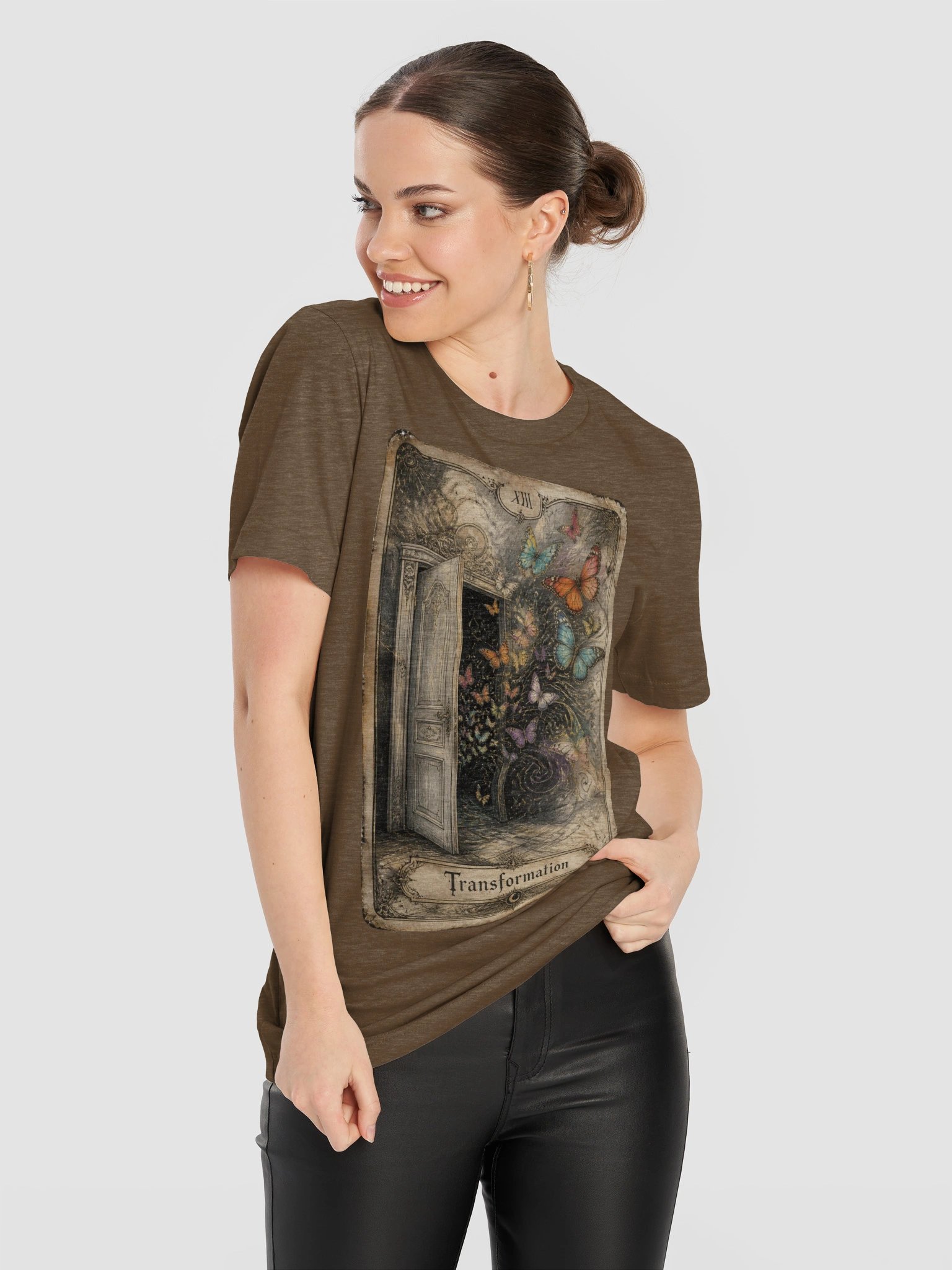 Transformation Tarot Shirt, Death Card Mystical Butterfly Tee product image (12)