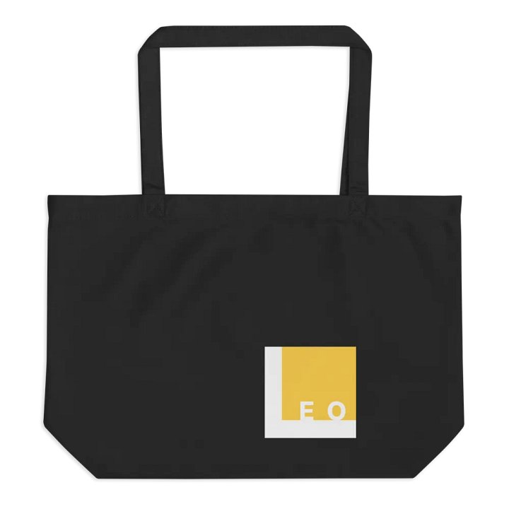 Tote Bag: LEO logo (front) and Let's DJ ( back) product image (1)