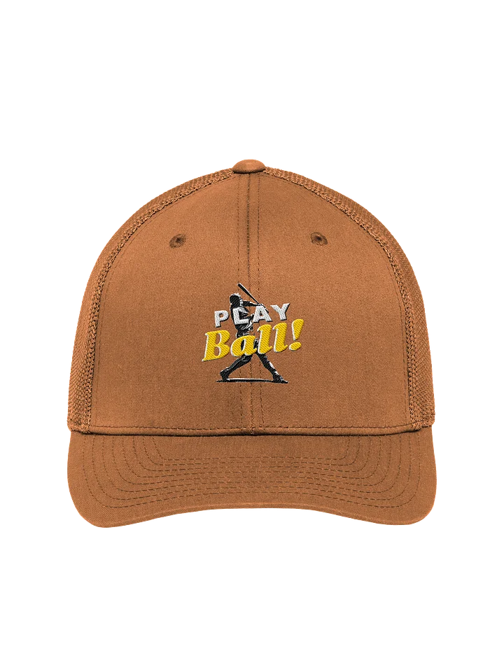 Play Ball! Flexfit Mesh Trucker Hat – Unisex Embroidered Cap product image (1)