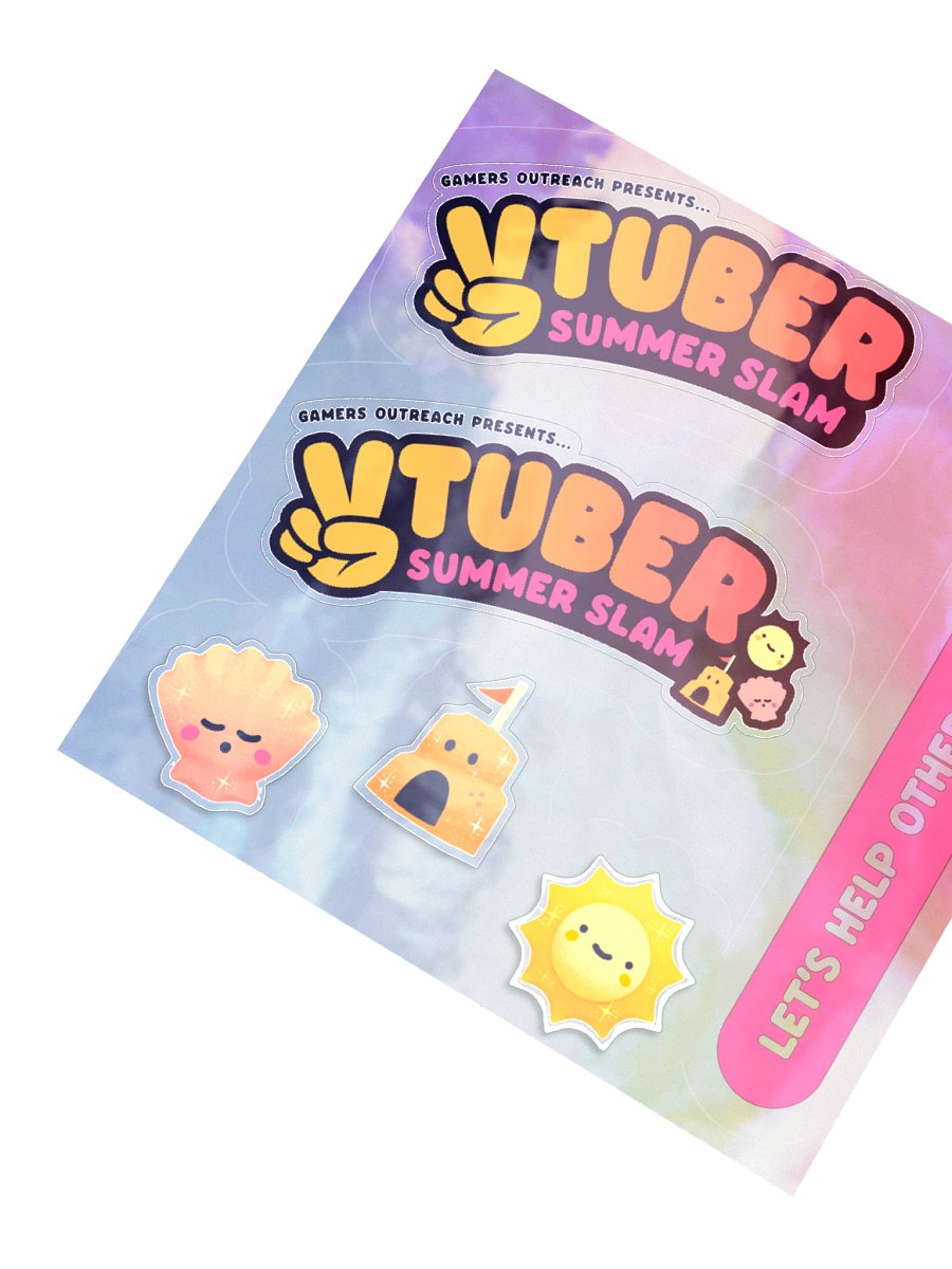 VTuber Summer Slam Limited Edition Holographic Stickers product image (4)
