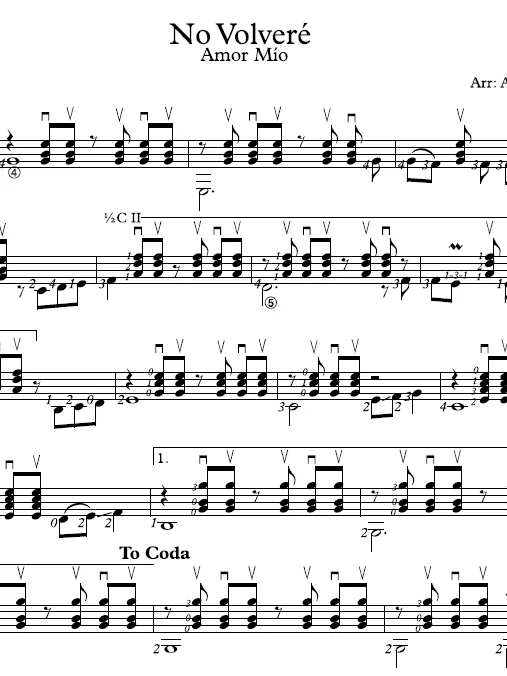 No Volvere (Amor Mio) – Gipsy Kings product image (3)