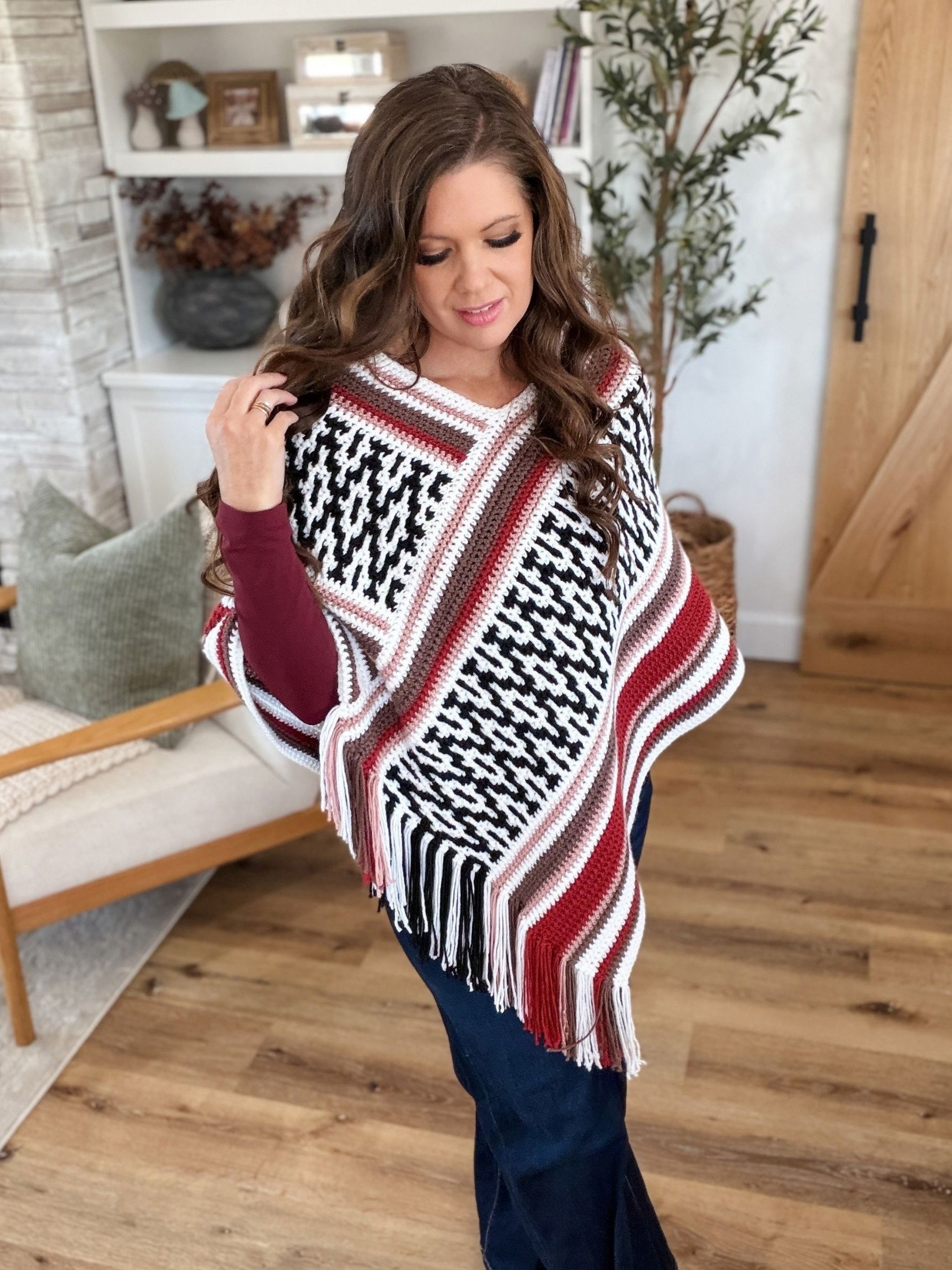 Painted Desert Poncho Crochet Pattern product image (9)