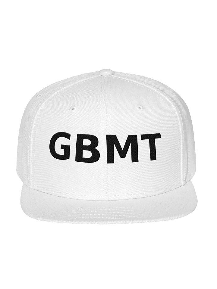 GBMT White Signature Snapback product image (1)