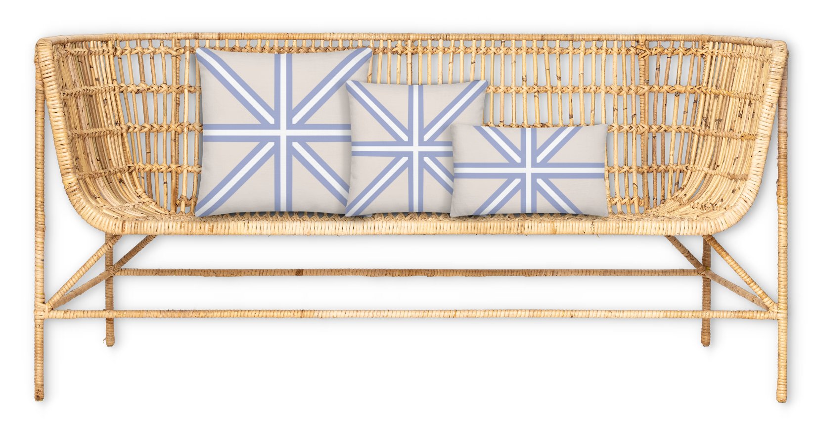 HAMPTONS CLASSICS - BLUE CROSS II THROW PILLOW - maritimes Kissen product image (4)